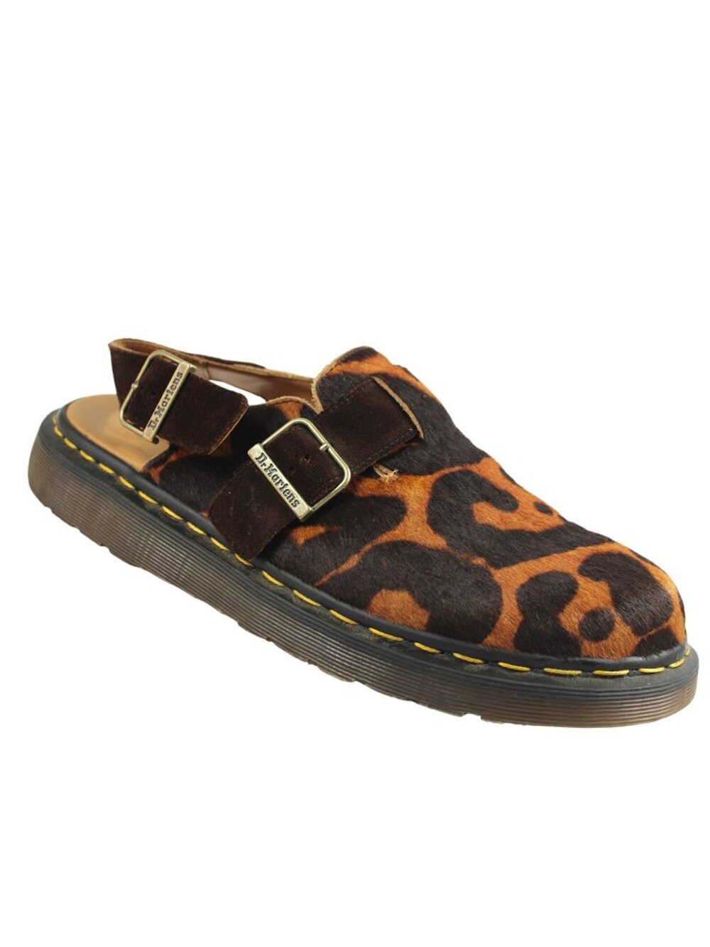 Dr. Martens Jorge Ocelot Hair On Sling Back Mule Size 9 - Picture 2 of 8